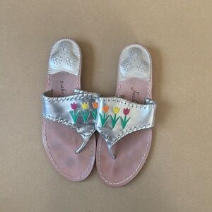 Tulip Flowers Jack Rogers sandals